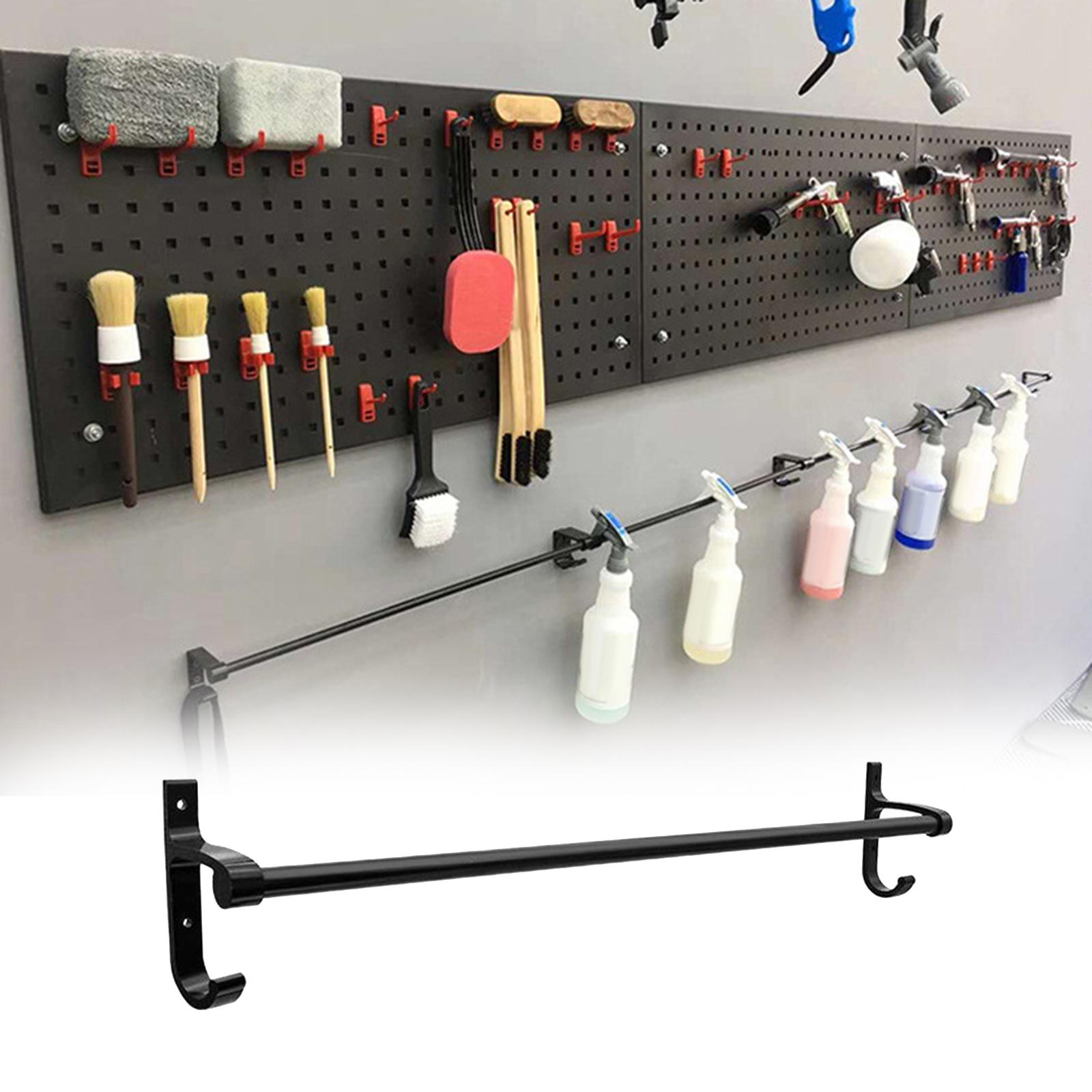 Home Bathroom Cleaning Solution - Wandmontierter Sprühflaschenhalter Flaschenorganizer Handtuchhalter für Garagenzubehör