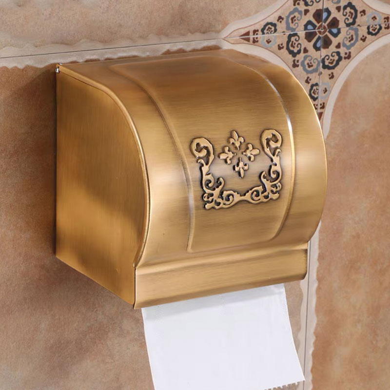 Home Bathroom Towel Dispenser - Tissue Box Halter Badezimmer Wand Montiert