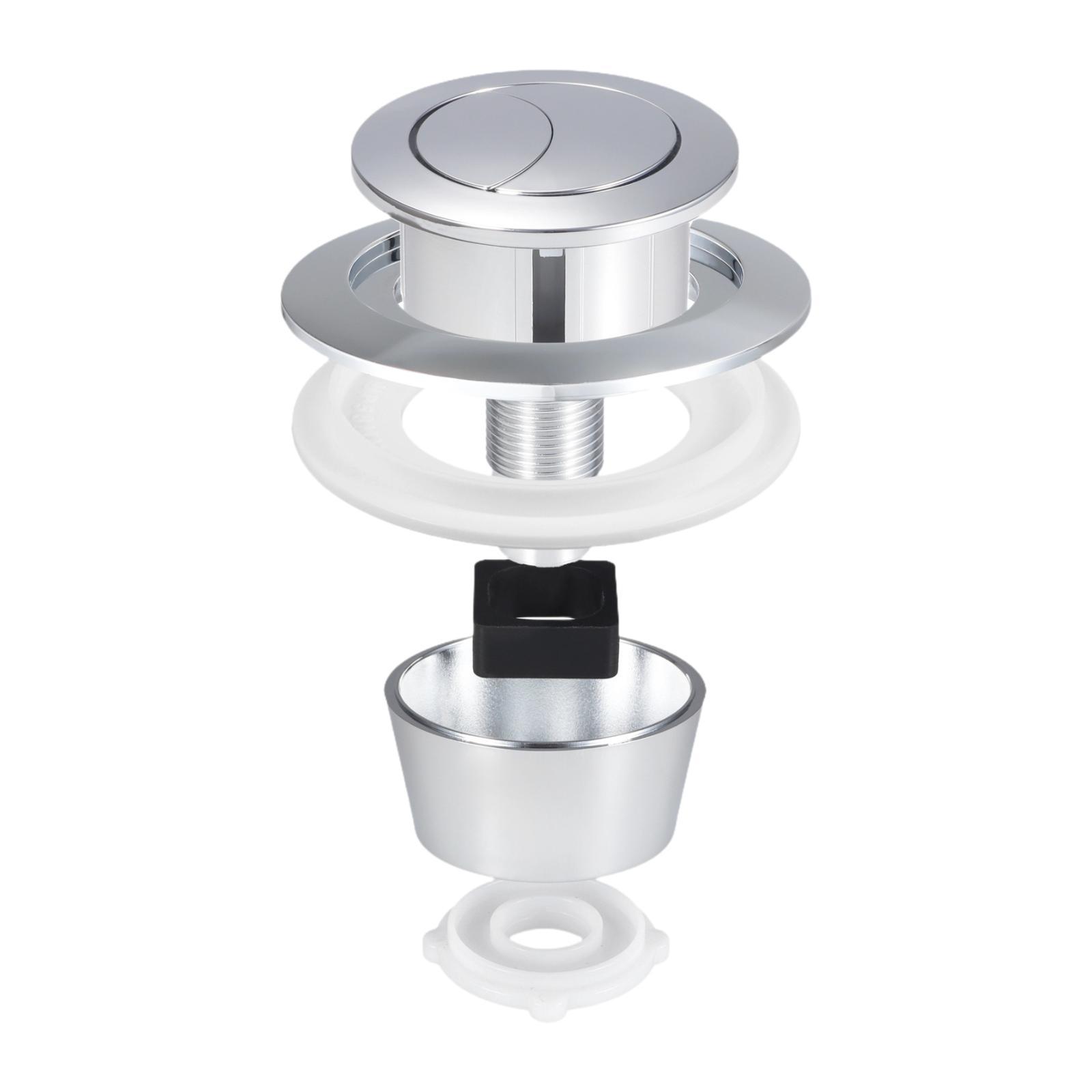 Home Bathroom Fittings - Toiletten-Spülventile, Spülknopf-Zubehör mit Doppelfunktion, Wassersparendes Spülventil