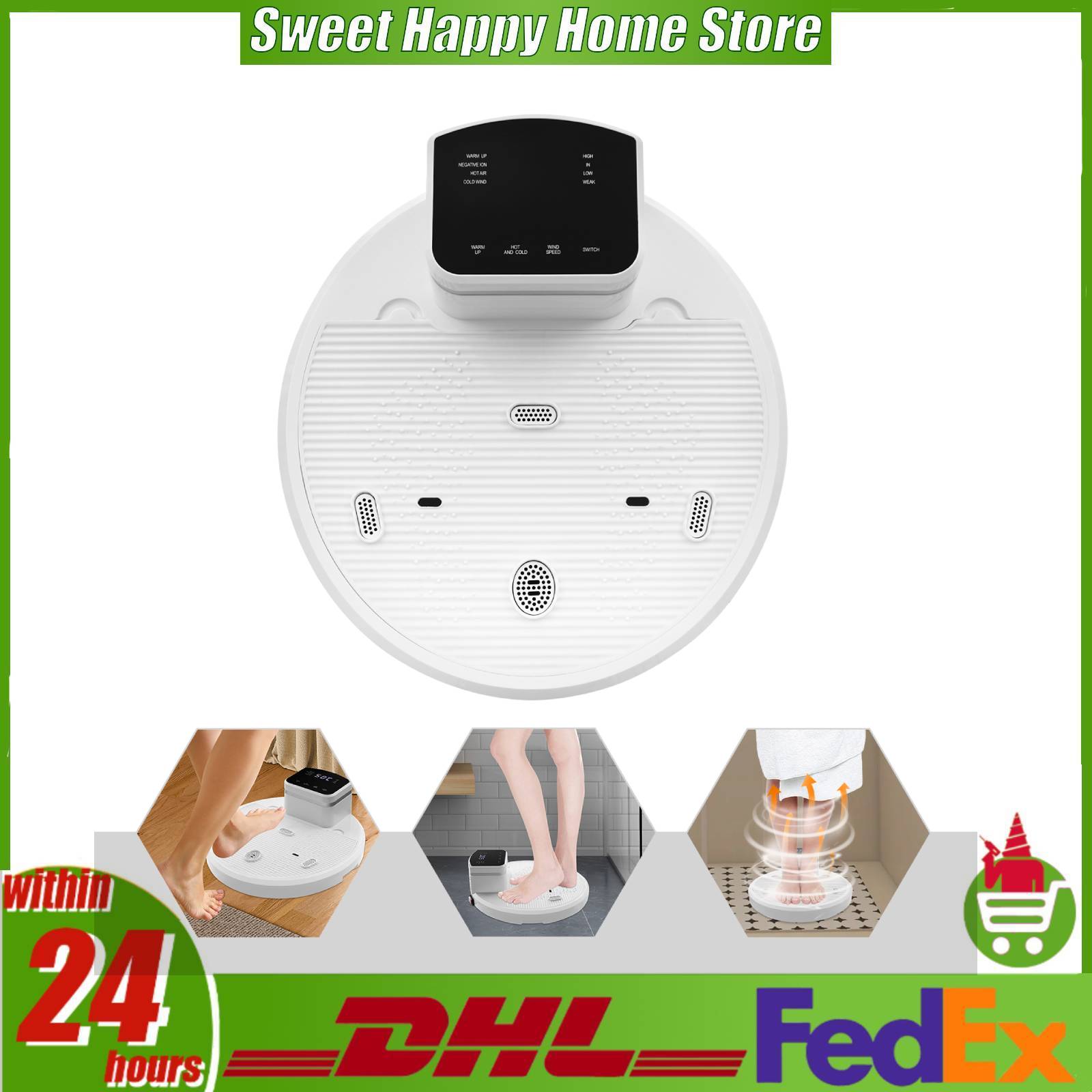 Home Bathroom Hand Dryer - Intelligenter Körpertrockner 1400W, freistehender Trockner mit