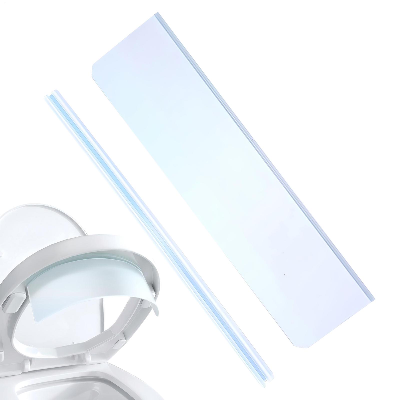 Home Bathroom With Two Toilets - Toiletten-Spritzschutz Urin-Deflektor 10 Zoll Hochdichte Hydrophobe