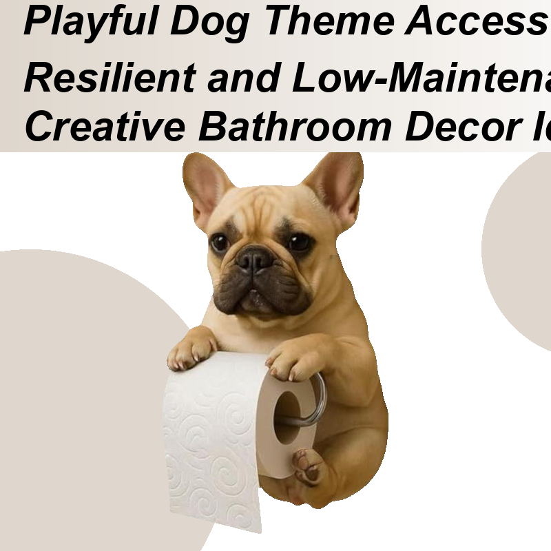 Home Bathroom Towel Dispenser - Niedlicher Papierhandtuchhalter, lustiger Hund, Papierhandtuchhalter, Taschentuchspender,