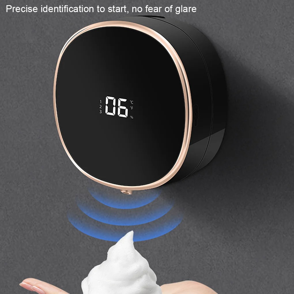 Home Bathroom Soap Dispenser - Automatischer berührungsloser IntelliSense Flüssigseifenspender mit einstellbarer