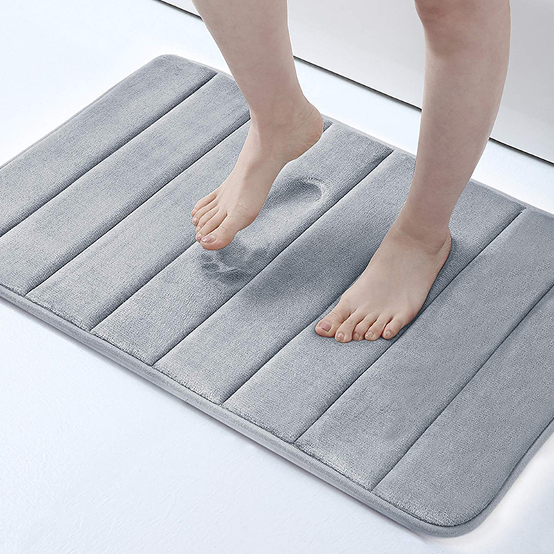 Jet Home Bathroom Mats - 60x40cm Badezimmer Verdickte Anti-skid-Matte Schnelle Wasser