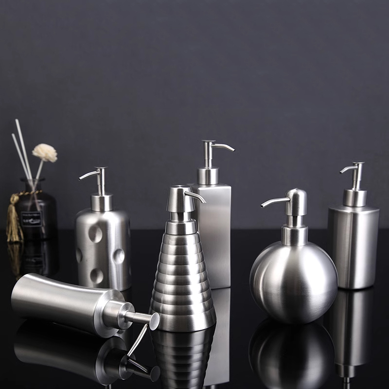 Home Bathroom Soap Dispenser - Handwaschflüssigkeit aus Edelstahl 304, Seifenspender, Badegel,