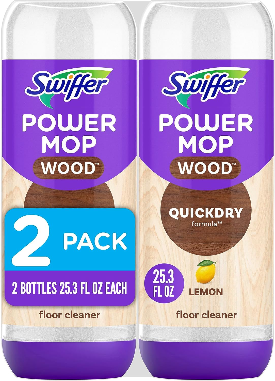Home Bathroom Cleaning Solution - Swiffer Power Mop Holz-Nachfülllösung, QuickDry Hartholzbodenreiniger