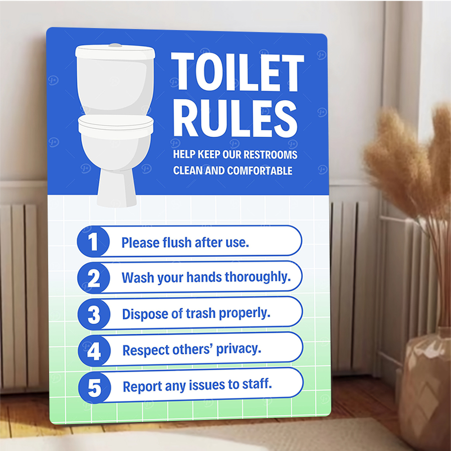 Benutzerdefinierte Toilettenre – Home Bathroom Etiquette Bewertung und Preis
