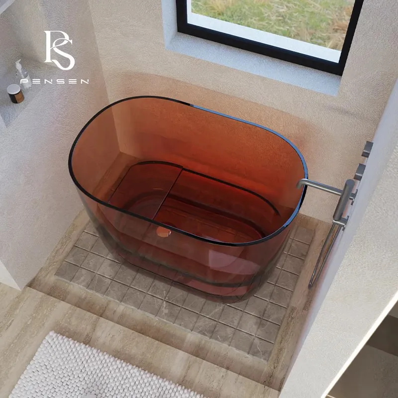 Transparente Harz-Badewanne zu – Home Bathroom Spa Bewertung und Preis