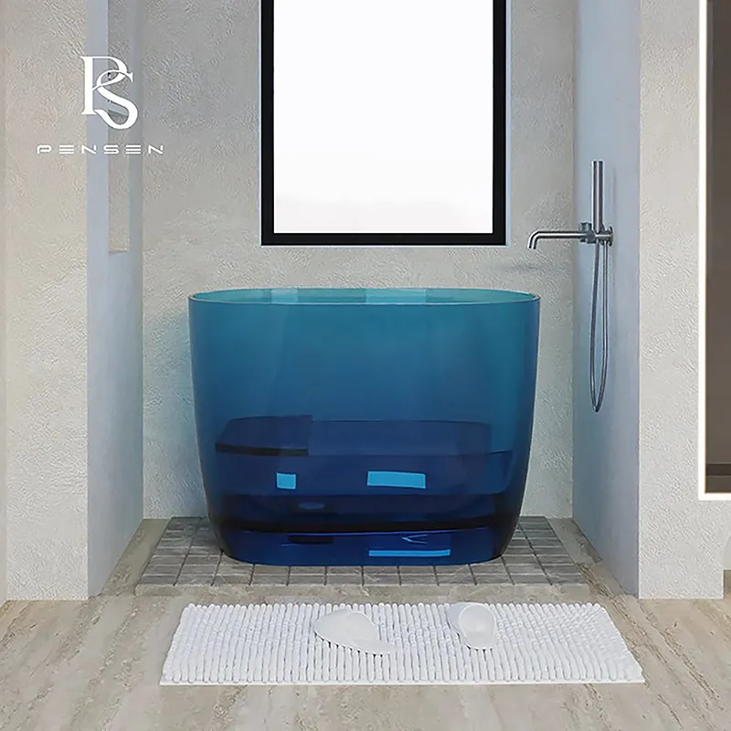 Transparente Harz-Badewanne zu – Home Bathroom Spa Bewertung und Preis