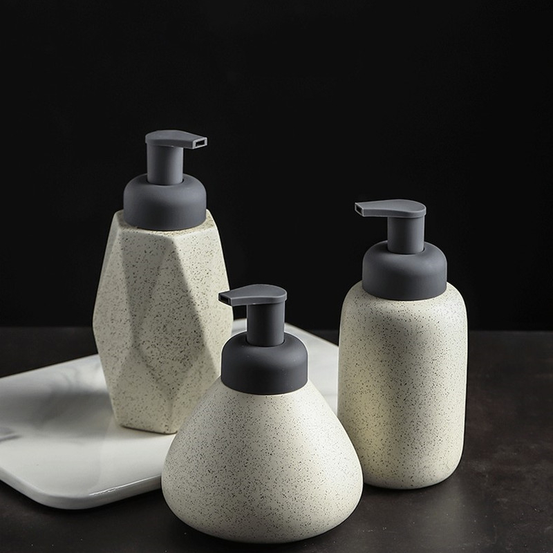 Badezimmer-Keramik-Mousse-Spen – Home Bathroom Soap Dispenser Bewertung und Preis