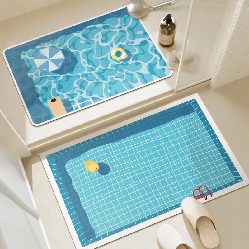 Rutschfeste Gummi-Badezimmerma – Jet Home Bathroom Mats Bewertung und Preis