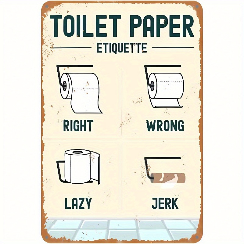 2D Aluminium Toilettenpapier E – Home Bathroom Etiquette Bewertung und Preis
