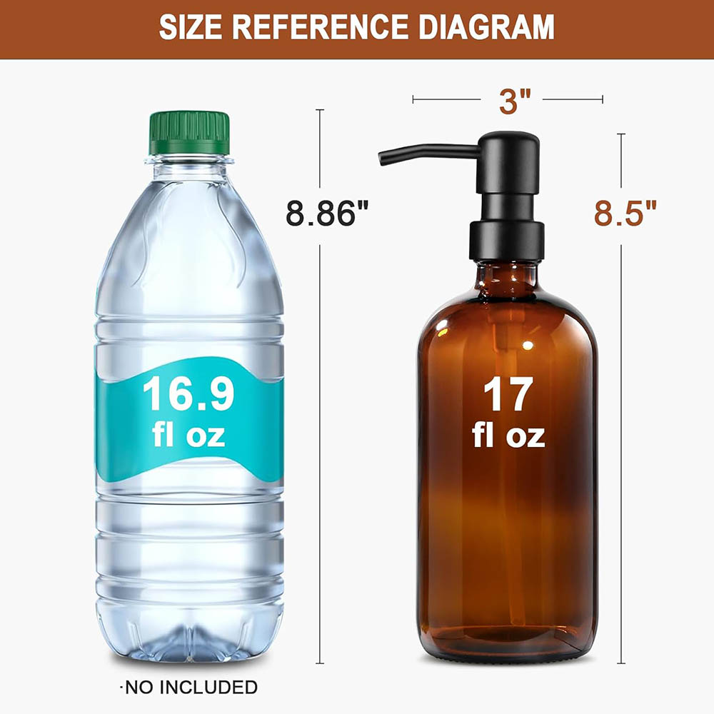 Seifenspender aus bernsteinfar – Home Bathroom Soap Dispenser Bewertung und Preis