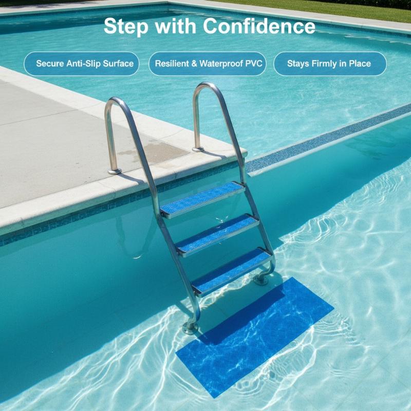 Rutschfeste Pool-Treppenmatte, – Jet Home Bathroom Mats Bewertung und Preis