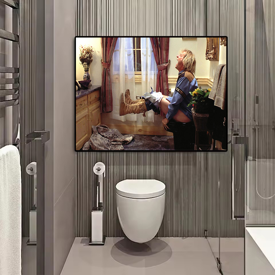 Vintage lustige Filmszenen Bad – Home Movie Bathroom Scene Bewertung und Preis